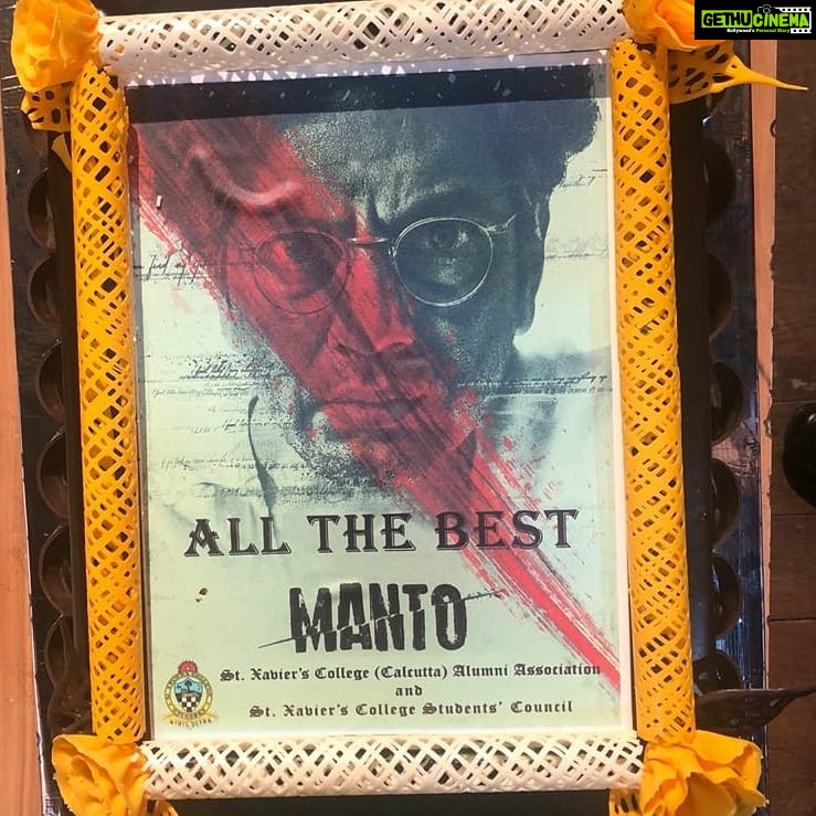 Nandita Das Instagram - Packed hall for @mantofilm at St. Xavier's Kolkata. @nawazuddin._siddiqui ke diwane who now want to see their Gaitonde as #Manto. They even got a Manto cake!! Thank you, Kolkata! @viacom18motionpictures @hp_india #FilmStoc #MagicIfFilms @rasikadugal @tahirrajbhasin