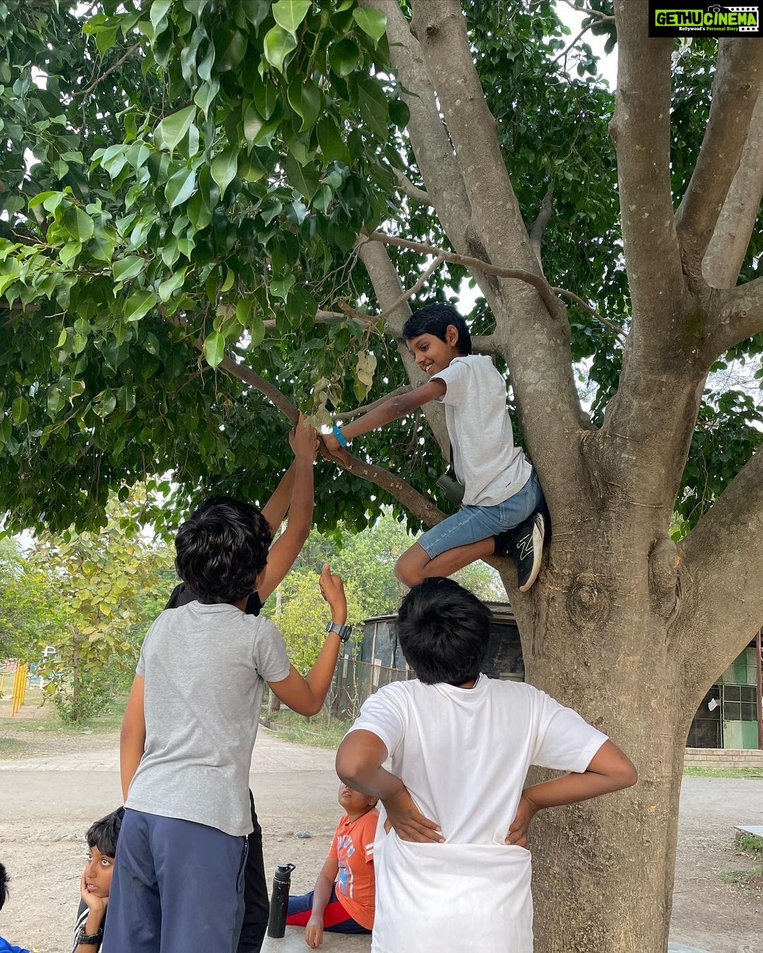 Nandita Das Instagram - This is where children need to grow. #nature #sahyadrischool Missing him but so worth it.