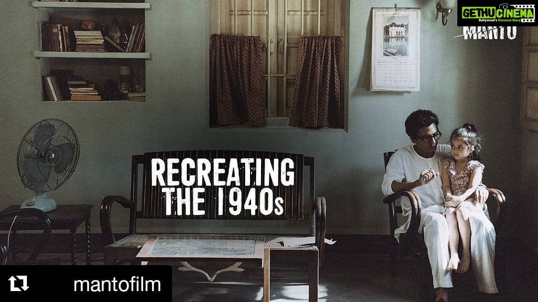 Nandita Das Instagram - #Repost @mantofilm ・・・ Here's how Manto's world came to life: LINK IN BIO Travel back to the 1940s with Nagri Nagri, coming out tomorrow. @viacom18motionpictures @hp_india #FilmStoc @nawazuddin._siddiqui @rasikadugal #PareshRawal #JavedAkhtar #RishiKapoor @gurdasmaanjeeyo @tahirrajbhasin #JatishVarma #SameerDixit @MagicIfFilms #Manto