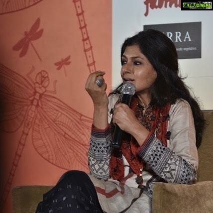 Nandita Das Instagram - Thank you Algebra - Arts and Ideas Club and Shoma Chaudhury for inviting me. Tried stirring the #Mantoiyat. Glad the audience was so receptive and engaged. Also met my family and close family friends. @mantofilm