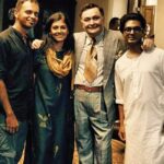 Nandita Das Instagram - With our director of photography @kartikvijay and Rishiji. All smiles after a good day's shoot! #Manto @nawazuddin._siddiqui @mantofilm