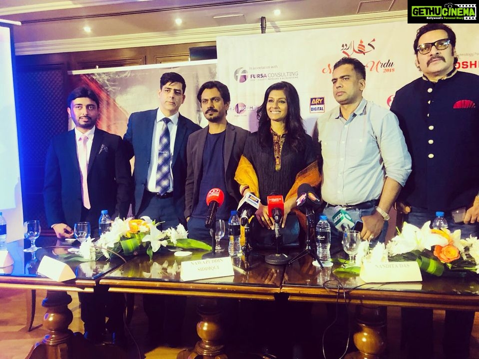 Nandita Das Instagram - Manto ke Rubaru- event in Dubai. Was happy to share my Manto writing journey with a huge and generous Indo-Pak audience.