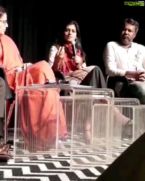 Nandita Das Instagram - I was happy to be on the panel to mark one year of the Urdu edition of @thewirein. I shared the challenges I faced while writing @mantofilm, adapting his words and life for our times while remaining true to his language...and spirit. #Manto #Mantoiyat #Urdu