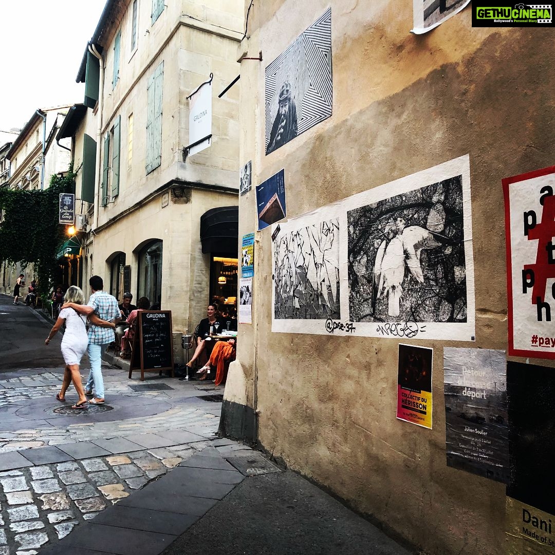 Nandita Das Instagram - Love the way public spaces are used to share art - photo exhibition all over town in #Arles. #Photography #Art Arles, France
