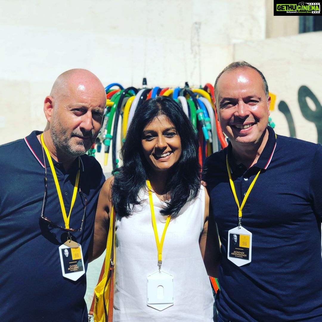 Nandita Das Instagram - Happy to be in Arles for the 8th edition of @lesnapoleons about Truth. It has been incredibly interesting to hear and share my views about truth. This morning I was with Isabelle Hudon, Canada’s Ambassador to France, to discuss the role of women in society and this evening doing a keynote about Truth and Art. More tomorrow! Arles, France