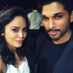 Nandita Swetha Instagram – Look who m bumped into-) The who appreciates my work👍👍 @alluarjun_fc @alluarjunfc @allu_arjun__  #Tollywood #telugu