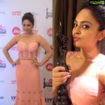 Nandita Swetha Instagram - Wearing dis beautiful dress designed by my sweety pie @reshmakunhi for today's #filmfare look at this blacklady❤️❤️❤️