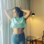 Nandita Swetha Instagram - Chumma posing😛😛 . #iphoneclick #croptop