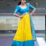 Nandita Swetha Instagram - Princess feel❤️❤️ . Wearing @ajanthasboutique . Photography @rainbow_photography_official Mua @glamup_by_gunashree Hair @artistryby_kavya . #collaboration #indianwear #designerwear Bangalore, India