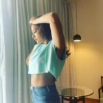 Nandita Swetha Instagram – Chumma posing😛😛
.
#iphoneclick #croptop