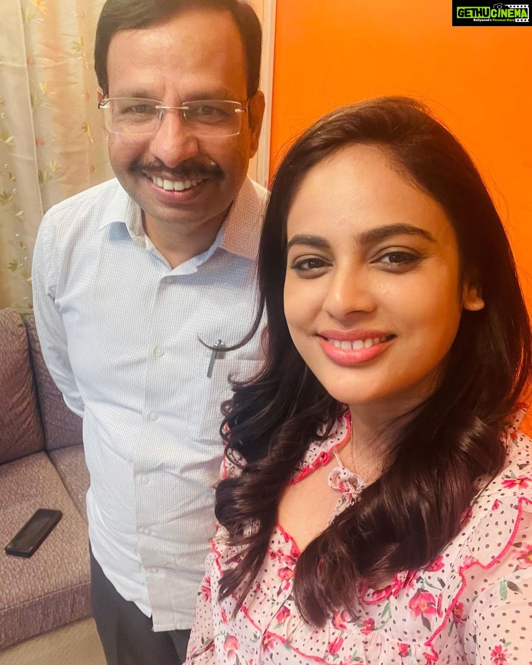 Nandita Swetha Instagram - The family I can always rely on❤️ . #vcsajjanar #IPS #family