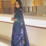 Nandita Swetha Instagram - Happy dasara All❤️ . Wearing @magical_wings_collections saree . Makeup @munna_makeup_artist Hairstyle @vadhuvumakeupstudio . #collaboration #saree #indian
