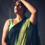 Nandita Swetha Instagram - ‘Waiting for the sun rays’ . Saree from @ . #click #markG7x #canon #edited #sareeclick #sareelove #sareedraping #lockdown #click #pictureoftheday