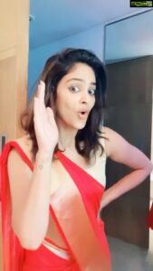 Nandita Swetha Instagram - #throwback #video #saree #tamilsong #reel