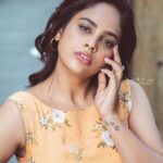 Nandita Swetha Instagram - Styled by: @mounagummadi Label: @stylusdesignerstudio Jewelry: @vibha_creations_collections Nails: @makeupbykrishnaveni Clicks by: @visioneye_photography