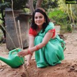 Nandita Swetha Instagram – I’ve accepted #HaraHaiTohBharaHai #GreenindiaChallenge 
Inspiration from @MPsantoshtrs Planted 3 saplings. Further I am nominating @PrasanthVarma @aishu_dil @actor_Nikhil 
to plant 3 trees & continue the chain special thanks to MP Santhosh garu for taking this intiate.