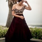 Nandita Swetha Instagram - ‘If they only knew better’ . . Clicked by @kiransaphotography . Outfit from @reshmakunhi . #poser #posing #actor #actress #southactress #lehenga #brownie #look #style #promotion #instapic #instagrammer #beach #click #photography