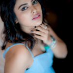 Nandita Swetha Instagram - Blue week🦋🦋🦋 . . Clicked by @camerasenthil 📸📸📸 . . #Blue #outfit #picoftheday #closeup #makeup #promotiondiaries #tamilmovie #kapadadaari #tamil #actress #south #chennai #28threlease #curlyhair #instapic #instagrammer #instamood #hashtag