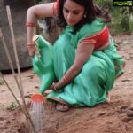 Nandita Swetha Instagram – I’ve accepted #HaraHaiTohBharaHai #GreenindiaChallenge 
Inspiration from @MPsantoshtrs Planted 3 saplings. Further I am nominating @PrasanthVarma @aishu_dil @actor_Nikhil 
to plant 3 trees & continue the chain special thanks to MP Santhosh garu for taking this intiate.