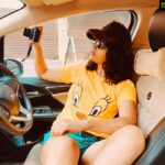 Nandita Swetha Instagram - ‘My happy place’❤️ . . Top from @easyway_shopping_ . @canonindia_official . #click #cargoals #yellowtop #canong7x #G7x #actress #influencer #bangalore #shorthair #curlyhair #instagram #instagood #instapic