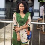 Nandita Swetha Instagram - #peace . . Bag from @ddavalanche . #temple #visit #spiritual #homely #love #dharmasthala #karnataka #roadtrip #smile #positive #peace #click #curlyhairgirl #messy #myself