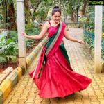 Nandita Swetha Instagram - ‘A little progress each days adds up to big results’ . . Wearing @cinderellacloset_hyd . #lehenga #croptop #blouse #collab #collaboration #hyderabad #entrepreneurlife #influencer #actress #southactress #roll #marron #skirt #highbun #smile #darklipstick #colorbar #bangalore #instafeed #instagram #instadaily #insta #instafashion #quarantinelife