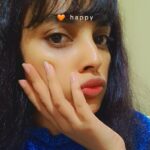 Nandita Swetha Instagram - Because I am Happy🦋🦋🦋 . . #smile #happy #time #selflove #fringe #selfies #snapchat #nomakeup #filter #click #quarantine #positive #actress #actresslife #blueday #bangalore #eveningshot
