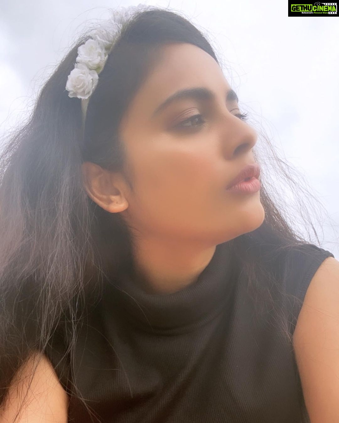 Nandita Swetha Instagram - Ok some #sunset clicks #voguechallenge accepted #blackoutday2020 #maskiseverything #maskisthenewnormal #staysafe . . @vogueindia @apple #iphone11pro