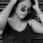 Nandita Swetha Instagram - Favourite pic of this month❤️❤️❤️ Shot by myself. Shot on iphone11promax #selfclick #selfclicked #quarantinelife #BW #poser #nanditaswethaa #aesthetic #lockdownlife