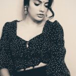 Nandita Swetha Instagram – ‘ Yes, I am an Old school Girl’ 
Shot on @apple .
.
.
#pulkadot #croptop #aesthetic #athentic #selfportrait #click #instapic #instagram #pose #iphone11pro #makeup #lockdownlife #lockdown #quarantine #staysafe