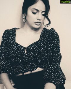 Nandita Swetha Instagram - ‘ Yes, I am an Old school Girl’ 
Shot on @apple .
.
.
#pulkadot #croptop #aesthetic #athentic #selfportrait #click #instapic #instagram #pose #iphone11pro #makeup #lockdownlife #lockdown #quarantine #staysafe