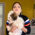Nandita Swetha Instagram – Hello from @withlovekushi 
.
#goofy  #shitzu #pet @kushi