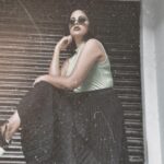 Nandita Swetha Instagram - 👣👣👣 #selfportrait #quarantinelife #black #poser #iphone11promax #edited #aesthetic #bangalore