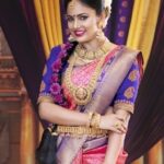 Nandita Swetha Instagram – Hey all, this is my fav part of this year. 
Recently shot for #weddingvows magazine #calender2020. 
Getting ready as bride was really a exciting thing for me. 
@weddinvows 
@cutsandglorystudios 
@pansyraja 
@vurvesalon 
@intercontinental 
#bridelook #homelylook #saree #makeup #athulyadecor #chennai
