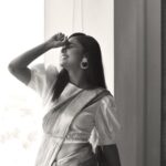 Nandita Swetha Instagram – I rarely laugh on pictures. This is somthing special❤️❤️❤️
Clicked by @irst_photography 
Makeup by @beautyunveiled_by_jeevi 
#saree #insta
