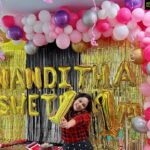 Nandita Swetha Instagram – Love you all from the bottom of my heart❤️❤️
From nowhere to earning you all is a great achievement. Until you guys get bored I wil be keep entertaining you all. As always have your blessings on me. 
.
#1million #onemillionfollowers #happyme #celebration