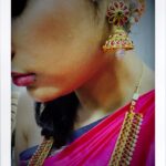 Nandita Swetha Instagram - #traditionofbeauty #homely #tradition #earning #pink #saree #song #surprise #tamil #chennai #traditionalsong #instapic #instagram #selfie #selfietime #haaram