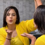 Nandita Swetha Instagram - ⭐️⭐️⭐️ . @affinityexpresshyderabad . #spa #wetlook #mirrorselfie