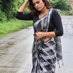 Nandita Swetha Instagram - The truth wil set you free, but first it will piss you off!! #mondaymotivation #monday #vibe #saree #blacksaree #randomclick #actor #poser #confused #nanditaswetha #bestieclick #favouritecolorblack #favouritecolor #instagram @canong7xmarkii @instagram #canon #insta #instafamily Bangalore, India