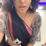 Nandita Swetha Instagram – That’s for my #Kannada fans #tiktok #actor #influencer #nanditaswetha #kannadahudugi #sareelove