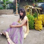 Nandita Swetha Instagram - I love being like dis🧡❤️💙💜💗 #Halfsaree #shootmode #actress #telugu #srinivasakalayanam