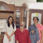 Nandita Swetha Instagram - Met @actorprabhas parents and took blessings. . #actorprabhas #tollywood #actress