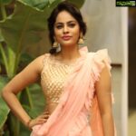 Nandita Swetha Instagram - At #Srinivasakalyanam audio launch🎸🎺🎷🥁🎻 Wearing my saviour who always helps me at the end of crucial moment @reshmakunhi 😘😘😘😘😘 All appreciation goes to u🤗 N styled by #Keerthana #Bangalore #Hyderabad #Tollywood #Actor #Actress #South