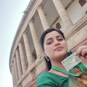 Navaneet Kaur Instagram - First day in Parliament