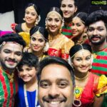 Navya Nair Instagram - Kuwait show ... had a wonderful experience .. first of all lemme do a pranaam to my guru MANU MASTER .. thanx to my whole team of talented dancers .. my dear biju @bijudhwanitarang who was the skeleton behind the show .. and to my dear laks (@lakshmi_venuji )who manages everything which i am supposed to damage 😂😂😂( manager).. and my lil sai Thanx to the whole NAFO TEAM .. and thanx a lot to the awesome audience of kuwait who encouraged with applause and brought tears to my eyes through their standing ovation .. love u all ..