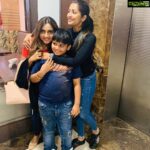 Navya Nair Instagram - And finally we met @m_manjari 😂😂😂.. watched june ... loved the film ... @rajishavijayan , u just rocked my dear ... my co dancer @_sruthy_._suresh_ lovely dear girl 😘😘😘... congrats friday films ... @joju_george once again rocked , @arjun_ashokan superb dear , the satyam sivam sundaram aswathy chechi , evide aayirunnu ethrem kaalam kalakki .. congrats to the whole team .. Gorgaon Hub Movietime