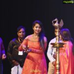 Navya Nair Instagram - Thank u qatar , krishiyidam qatar , reigate builders , radio suno (santhosh palee) and Nizar (zella diamonds ) fr the wonderful stage and audience .. such a positive stage QNCC qatar .. love u all ..