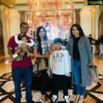 Navya Nair Instagram - Brunch ... me and sai with aishu , rajath and lil airaaaa babe 😍😍😍🥰🥰🥰 Four Seasons Luxury Marina In Doha