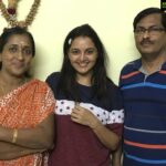 Navya Nair Instagram - When their favourite actor visited home .. happy dad and mom ..i missed 🙄🙄🙄
