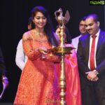 Navya Nair Instagram - Thank u qatar , krishiyidam qatar , reigate builders , radio suno (santhosh palee) and Nizar (zella diamonds ) fr the wonderful stage and audience .. such a positive stage QNCC qatar .. love u all ..